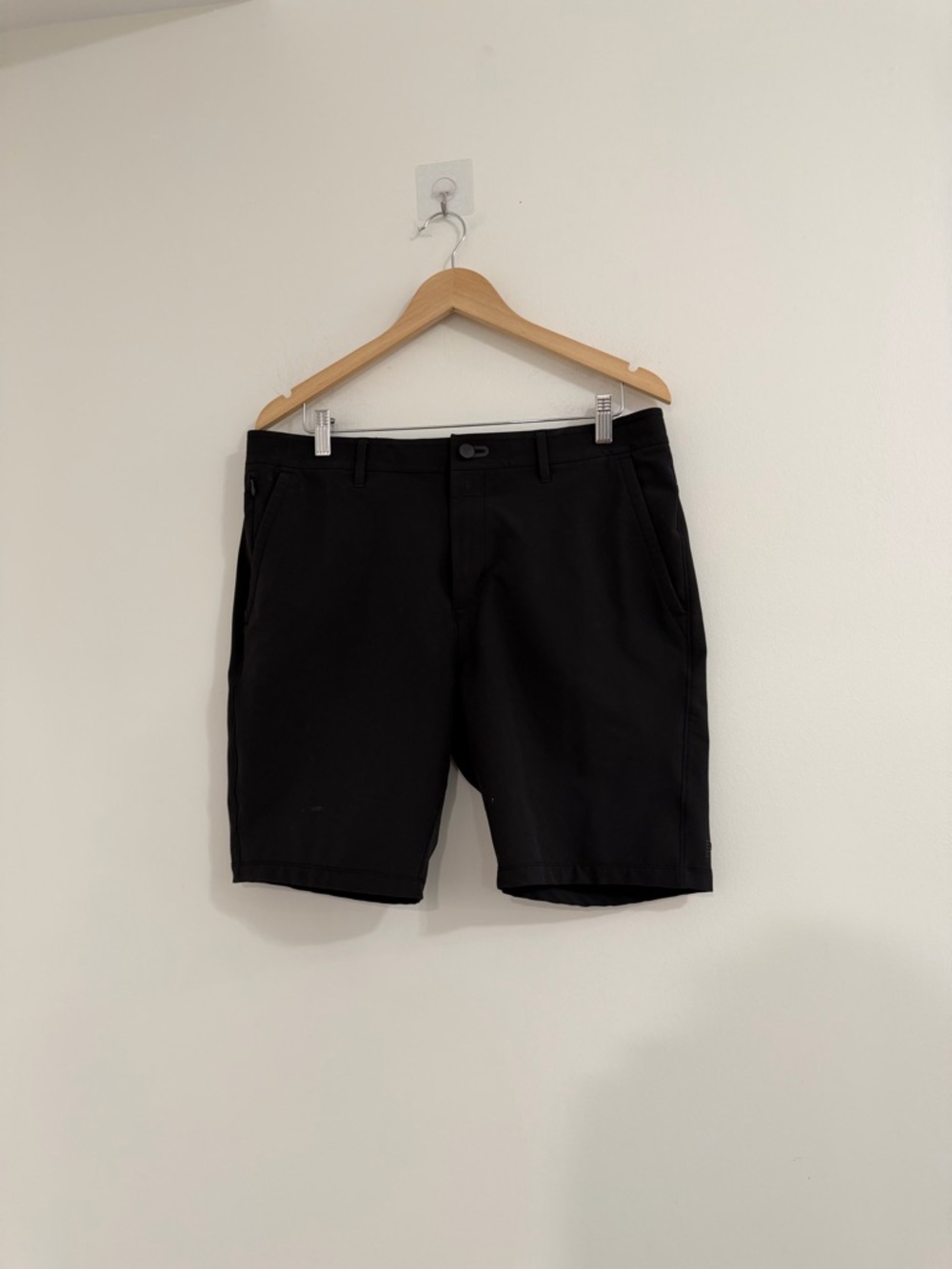 Men's Public Rec Black everyday work Shorts sz 34 #FF